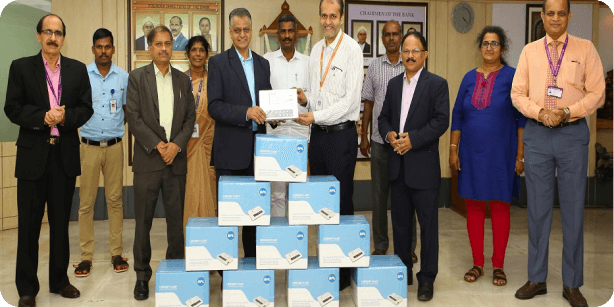 Boosting rural healthcare: Bank donates ECG machines to Udupi villages