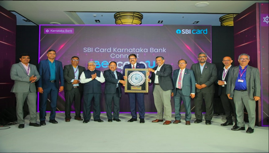 Karnataka Bank and SBI Card jointly celebrated its milestone achievement